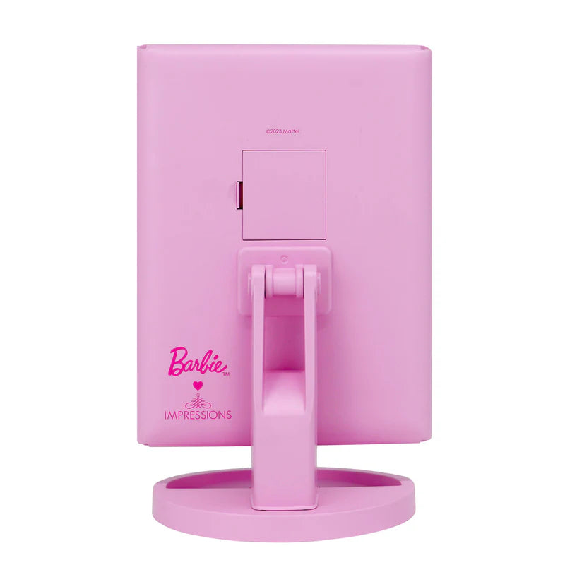 IMPRESSIONS VANITY - BARBIE™ TRIFOLD LED TRI-TONE MAKEUP MIRROR WITH MAGNIFICATION