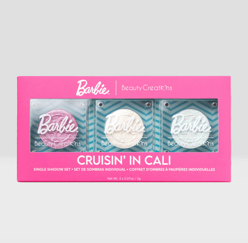 BARBIE X BEAUTY CREATIONS "CRUISIN IN CALI" SINGLE SHADOW SET (1PC) LIMITED EDITION