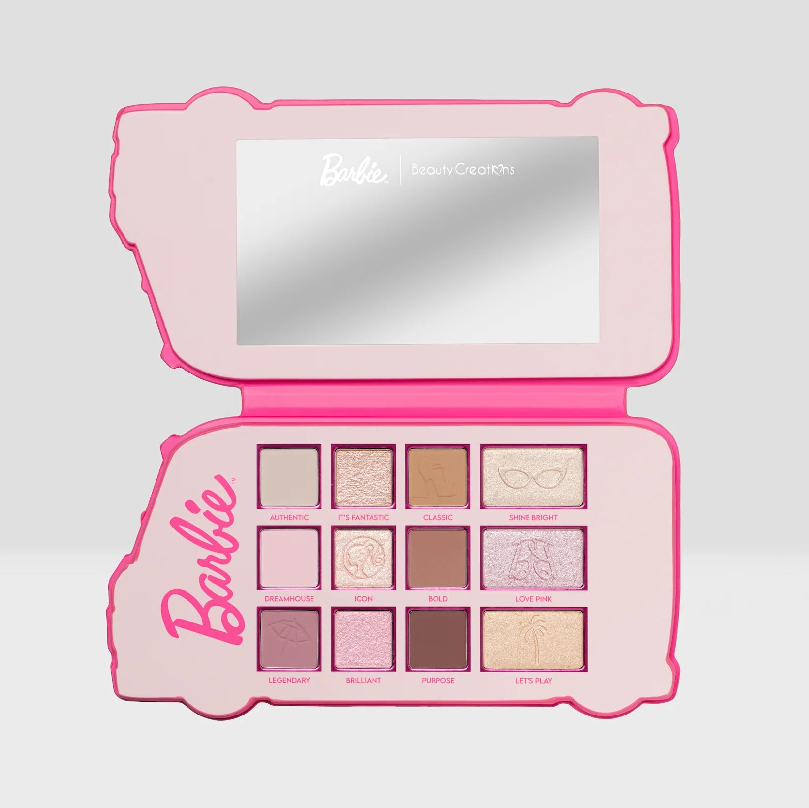 BARBIE X BEAUTY CREATIONS "HELLO WORLD" SHADOW PALETTE (1PC) LIMITED EDITION
