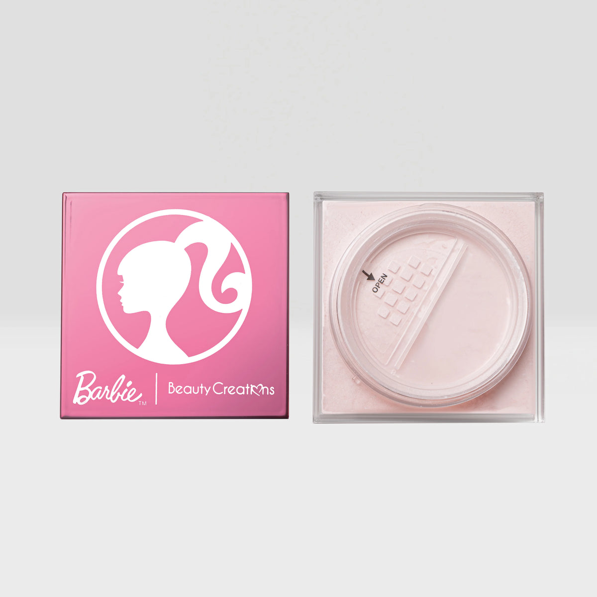 BARBIE X BEAUTY CREATIONS "FUTURE IS BRIGHT" PINK LOOSE SETTING POWDER (1PC) LIMITED EDITION