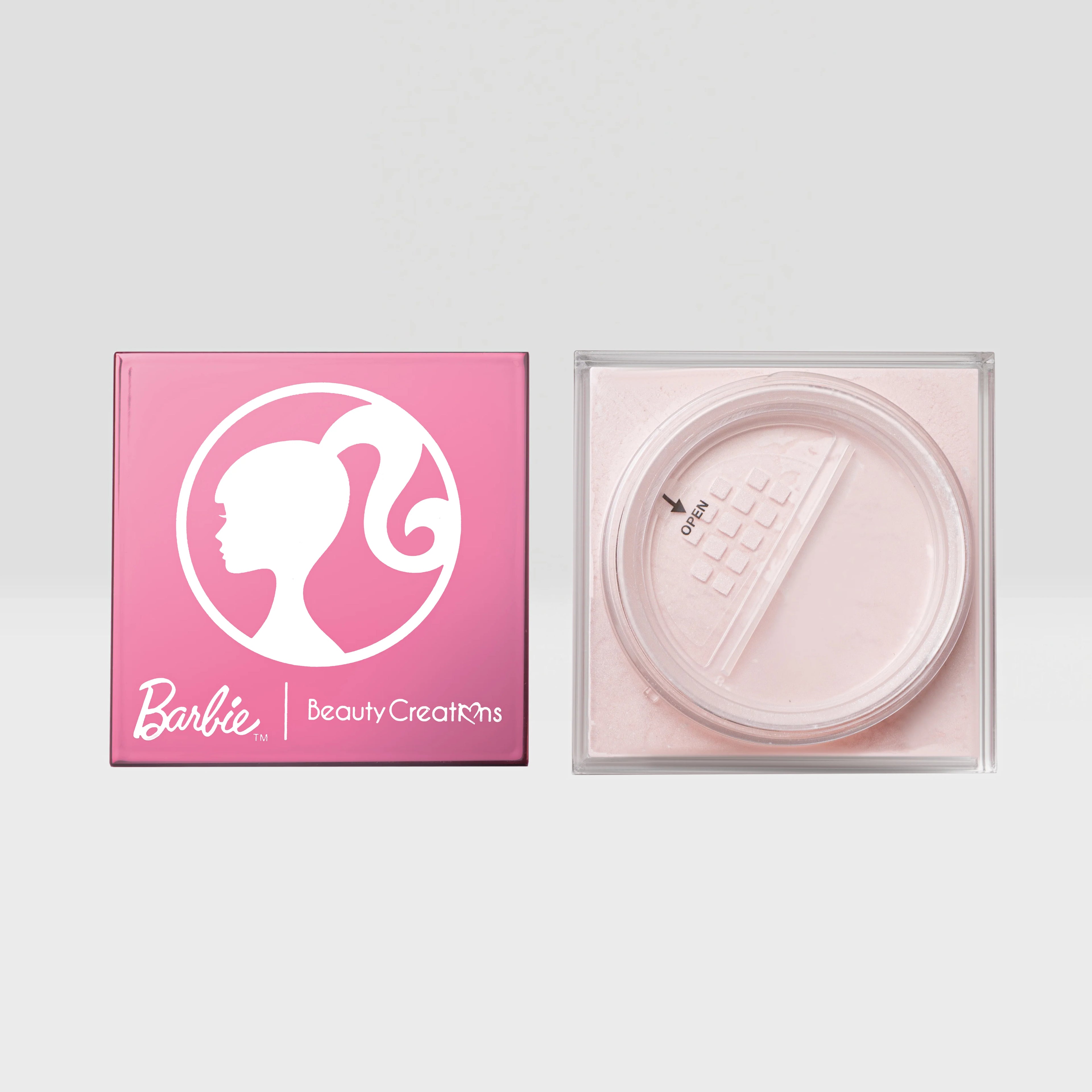 BARBIE X BEAUTY CREATIONS "FUTURE IS BRIGHT" PINK LOOSE SETTING POWDER (1PC) LIMITED EDITION