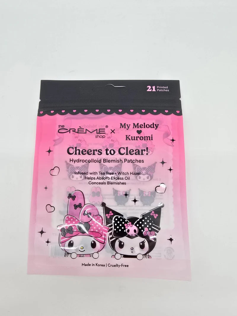 THE CREME SHOP- MY MELODY & KUROMI- CHEER TO CLEAR- BLESMISH PATCHES